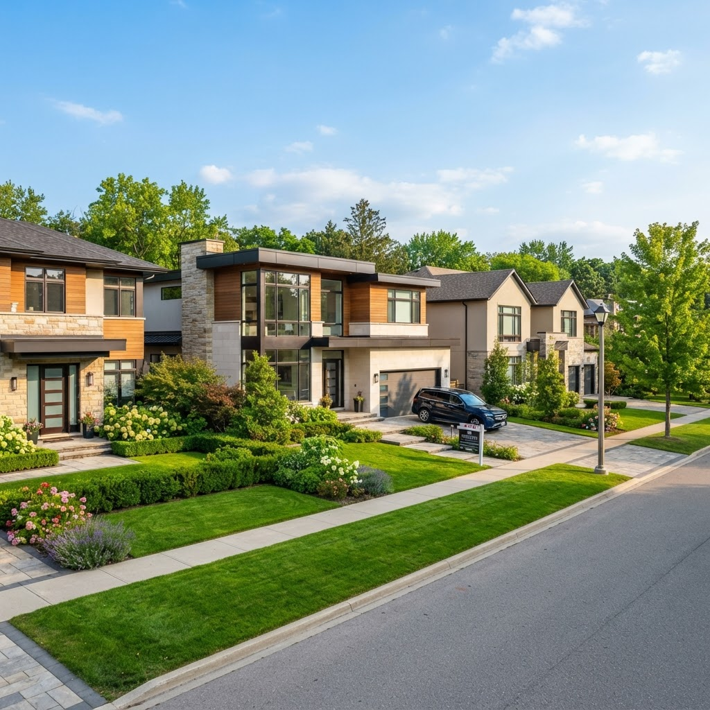 Modern residential houses